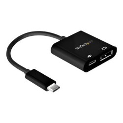 StarTech.com USB C to DisplayPort Adapter with Power Delivery, 8K 60Hz/4K 120Hz USB Type C to DP 1.4 Monitor Video Converter