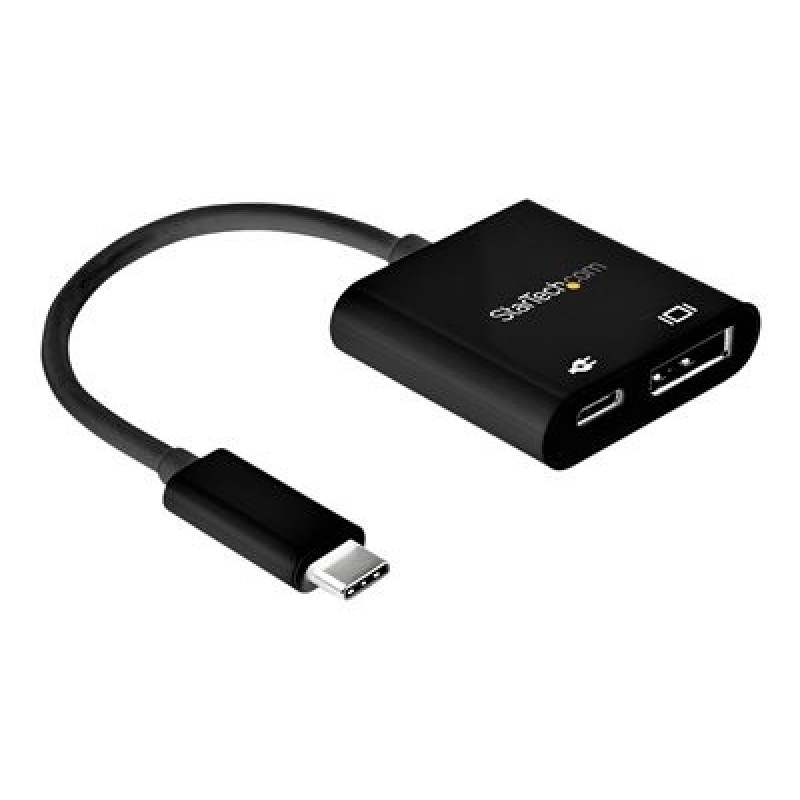 StarTech.com USB C to DisplayPort Adapter with Power Delivery, 8K 60Hz/4K 120Hz USB Type C to DP 1.4 Monitor Video Converter