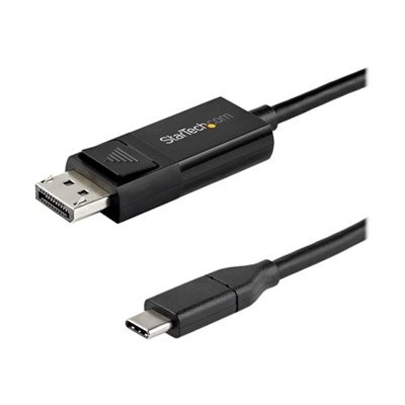 StarTech.com 3ft/1m USB C to DisplayPort 1.4 Cable 8K 60Hz/4K, Bidirectional DP to USB-C or USB-C to DP Reversible Video