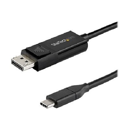 StarTech.com 3ft/1m USB C to DisplayPort 1.4 Cable 8K 60Hz/4K, Bidirectional DP to USB-C or USB-C to DP Reversible Video