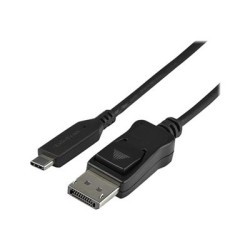 StarTech.com 3.3ft/1m USB C to DisplayPort 1.4 Cable, 4K/5K/8K USB Type-C to DP 1.4 Alt Mode Video Adapter Converter