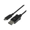 StarTech.com 3.3ft/1m USB C to DisplayPort 1.4 Cable, 4K/5K/8K USB Type-C to DP 1.4 Alt Mode Video Adapter Converter