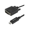 StarTech.com USB-C to DVI Cable - 6 ft / 2m - 1080p - 1920x1200 - USB-C DVI Monitor Cable - USB C Cable - Computer Monitor