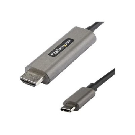 StarTech.com 13ft (4m) USB C to HDMI Cable 4K 60Hz with HDR10, Ultra HD USB Type-C to 4K HDMI 2.0b Video Adapter Cable, USB-C