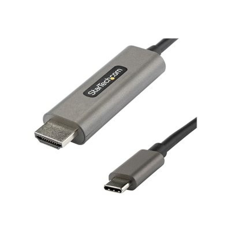 StarTech.com 9.8ft (3m) USB C to HDMI Cable 4K 60Hz with HDR10, Ultra HD USB Type-C to 4K HDMI 2.0b Video Adapter Cable, USB-C