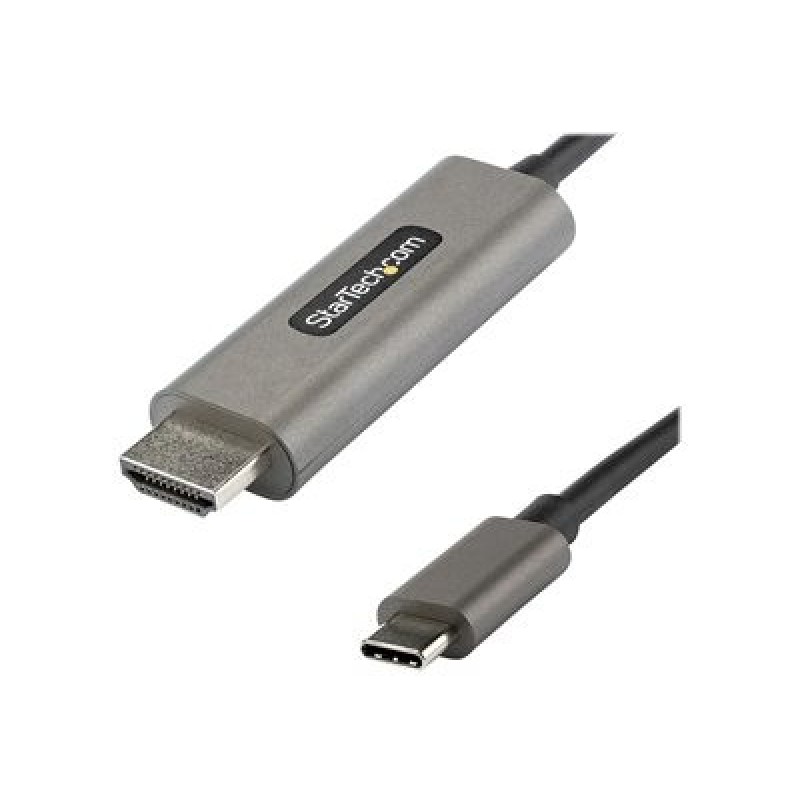 StarTech.com 3ft (1m) USB C to HDMI Cable 4K 60Hz with HDR10, Ultra HD USB Type-C to 4K HDMI 2.0b Video Adapter Cable, USB-C to
