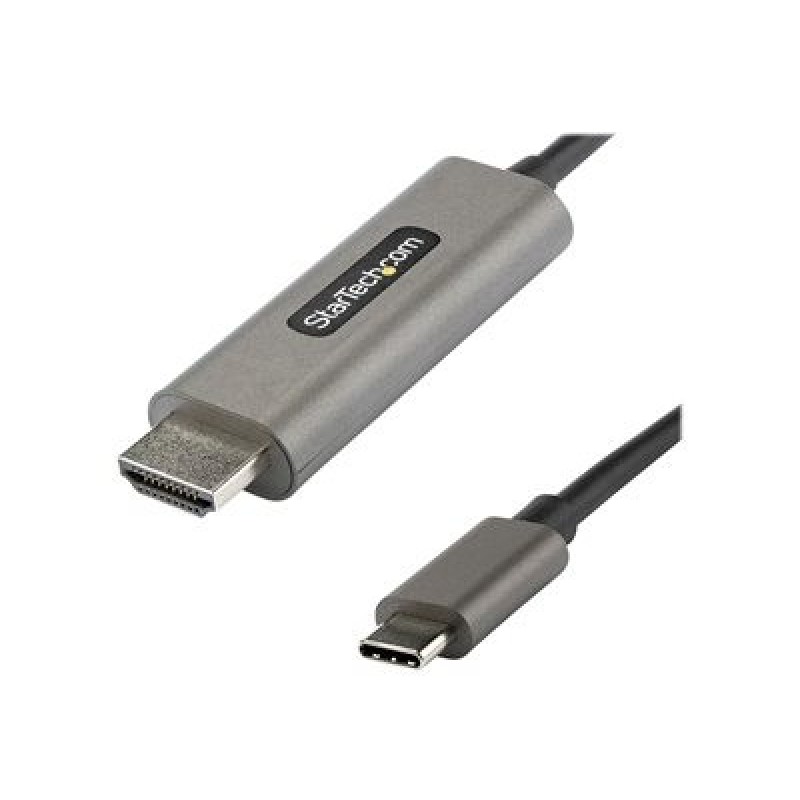 StarTech.com 16ft (5m) USB C to HDMI Cable 4K 60Hz with HDR10, Ultra HD USB Type-C to 4K HDMI 2.0b Video Adapter Cable, USB-C