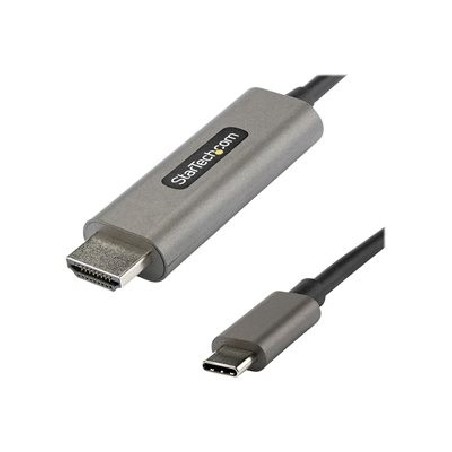 StarTech.com 16ft (5m) USB C to HDMI Cable 4K 60Hz with HDR10, Ultra HD USB Type-C to 4K HDMI 2.0b Video Adapter Cable, USB-C