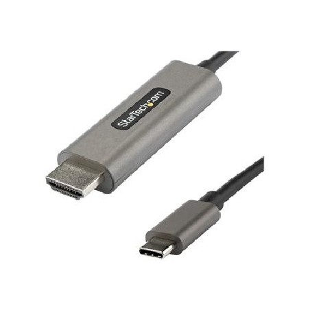 StarTech.com 6ft (2m) USB C to HDMI Cable 4K 60Hz with HDR10, Ultra HD USB Type-C to 4K HDMI 2.0b Video Adapter Cable, USB-C to