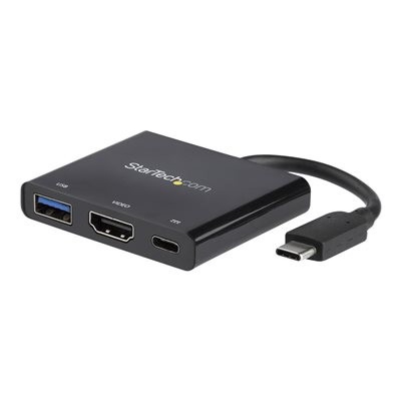 StarTech.com USB-C to HDMI Adapter - 4K 30Hz - Thunderbolt 3 Compatible - with Power Delivery (USB PD) - USB C Adapter
