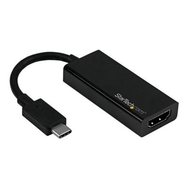 StarTech.com USB-C to HDMI Adapter - USB Type-C to HDMI Converter - 4K 60Hz - Externí video adaptér - USB-C - HDMI - cerná