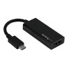 StarTech.com USB-C to HDMI Adapter - USB Type-C to HDMI Converter - 4K 60Hz - Externí video adaptér - USB-C - HDMI - cerná