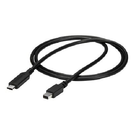 StarTech.com 1m / 3.3ft USB-C to Mini DisplayPort Cable - 4K 60Hz - Black - USB 3.1 Type C to mDP Adapter (CDP2MDPMM1MB)