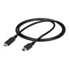 StarTech.com 1m / 3.3ft USB-C to Mini DisplayPort Cable - 4K 60Hz - Black - USB 3.1 Type C to mDP Adapter (CDP2MDPMM1MB)