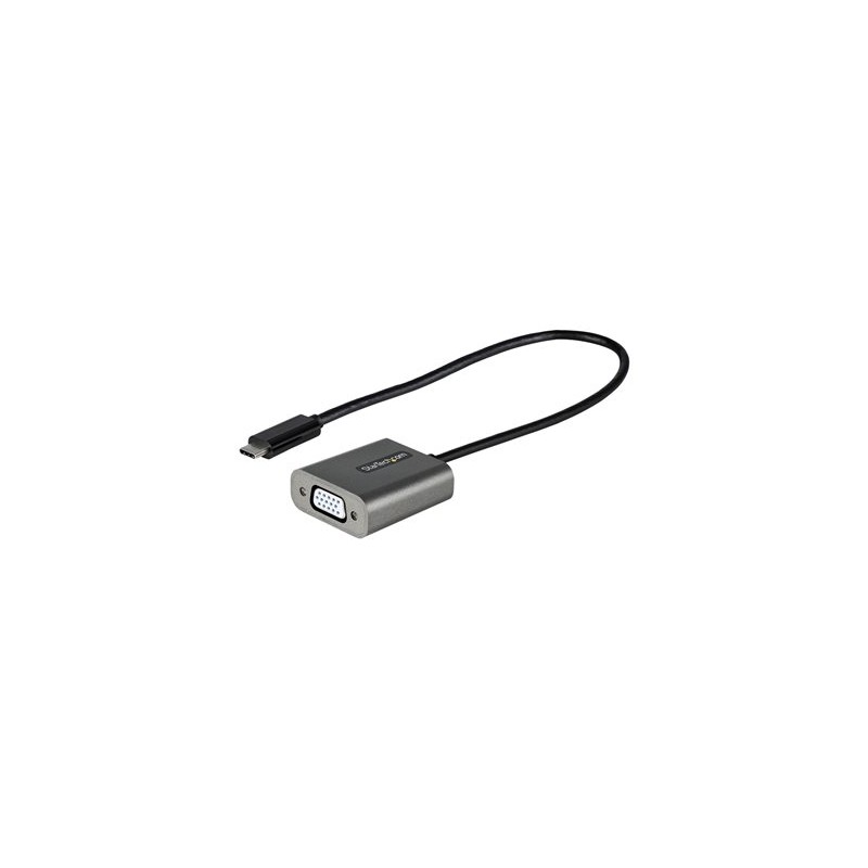 StarTech.com USB C to VGA Adapter, 1080p USB Type-C to VGA Adapter Dongle, USB-C (DP Alt Mode) to VGA Monitor/Display Video