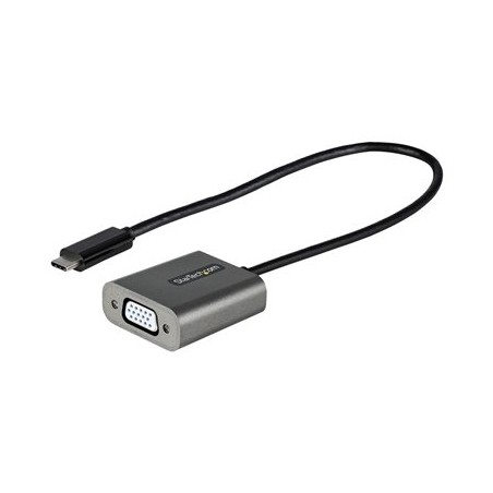 StarTech.com USB C to VGA Adapter, 1080p USB Type-C to VGA Adapter Dongle, USB-C (DP Alt Mode) to VGA Monitor/Display Video