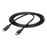 StarTech.com 6ft / 2m USB-C to Mini DisplayPort Cable - 4K 60Hz - Black - USB 3.1 Type C to mDP Adapter (CDP2MDPMM6B) - Kabel