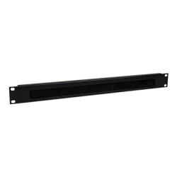 StarTech.com 1U High-density Brush Strip Cable Management Panel - Sturdy Steel Horizontal Data Centre Cable Management Panel