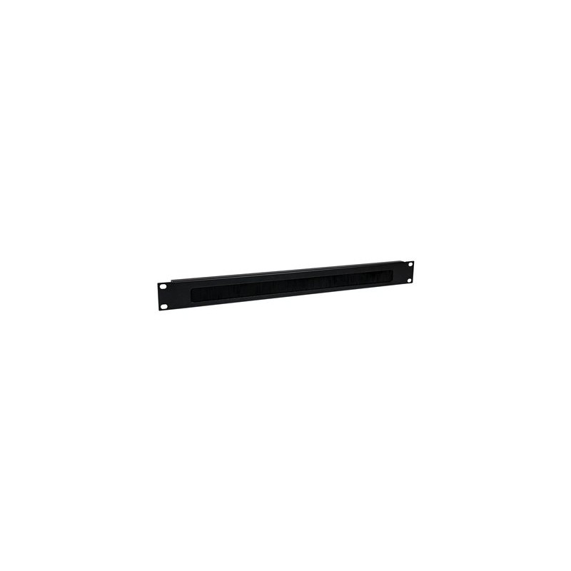 StarTech.com 1U High-density Brush Strip Cable Management Panel - Sturdy Steel Horizontal Data Centre Cable Management Panel