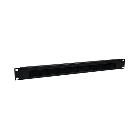 StarTech.com 1U High-density Brush Strip Cable Management Panel - Sturdy Steel Horizontal Data Centre Cable Management Panel
