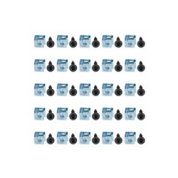 StarTech.com 10-32 Server Rack Screws - 50 Pack - Network Rack Screws and Clip Nuts for Rack Mount Server Cabinet or Enclosure