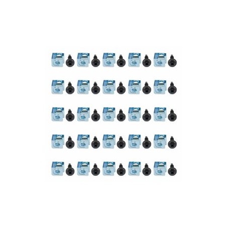 StarTech.com 10-32 Server Rack Screws - 50 Pack - Network Rack Screws and Clip Nuts for Rack Mount Server Cabinet or Enclosure