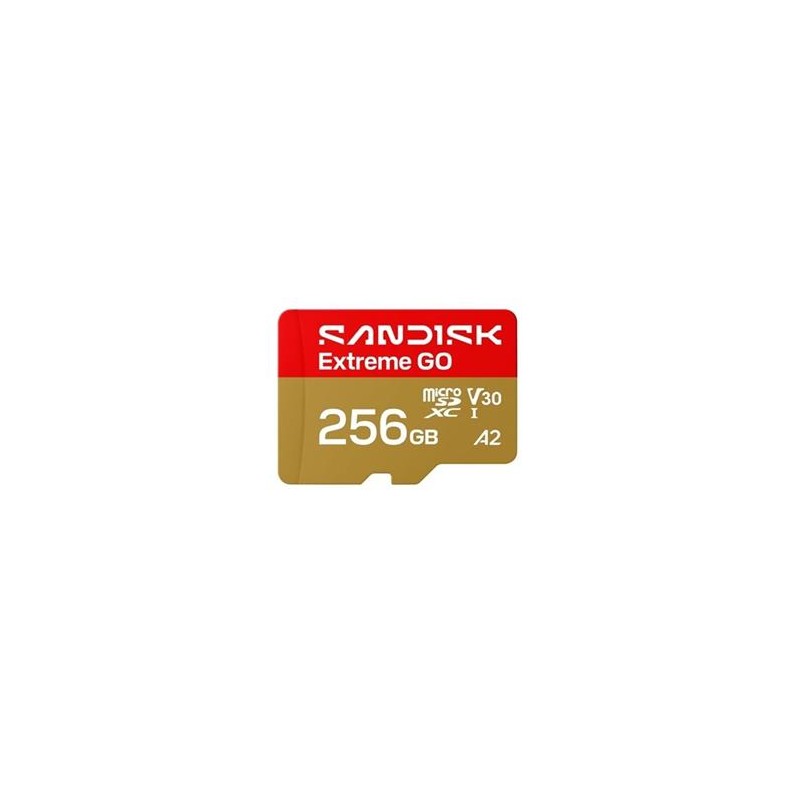 SanDisk micro SDXC karta 256GB Extreme GO (240 MB/s , UHS-I U3 V30)