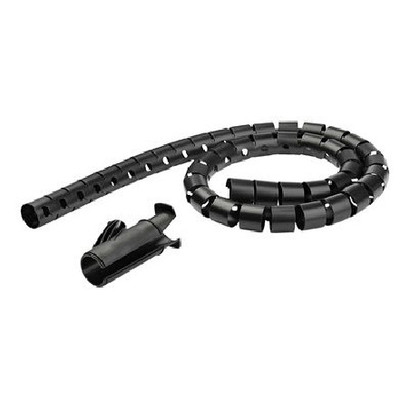 StarTech.com 2.5m (8.2ft) Cable Management Sleeve - 1.8" Diameter - Expandable Coiled Cord Organizer w/ Cable Loading Tool
