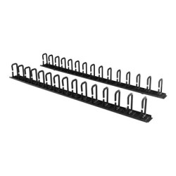 StarTech.com Vertical 0U Server Rack Cable Management w/ D-Ring Hooks - 40U Network Rack Cord Manager Panels - 2x 3ft Wire