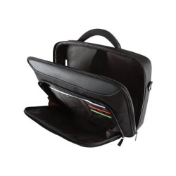 Targus Classic+ Clamshell - Brašna na notebook - 17" - 18" - cerná, cervená