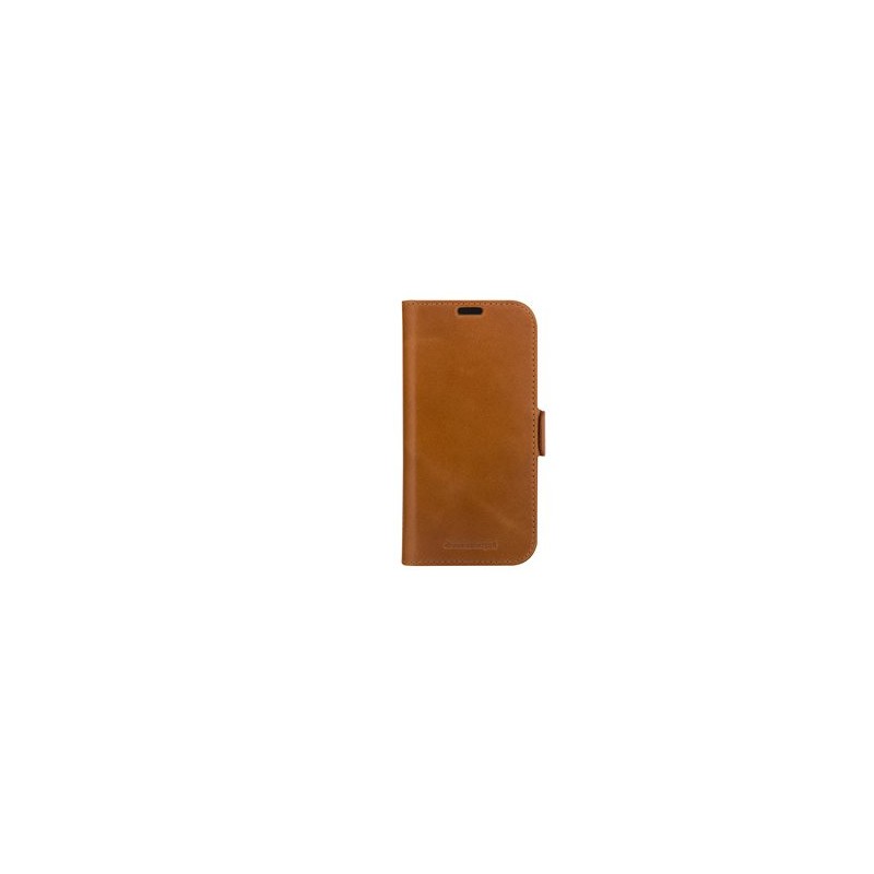 dbramante1928 Copenhagen - Pouzdro s klopou pro mobilní telefon - lícová useň - bronz - pro Apple iPhone 15 Pro
