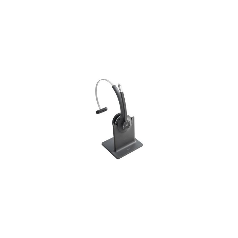 Cisco 561 Wireless Single - Náhlavní souprava - náhlavní - upravitelná - DECT - bezdrátový - s Standard Base Station - pro IP