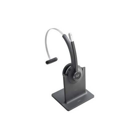 Cisco 561 Wireless Single - Náhlavní souprava - náhlavní - upravitelná - DECT - bezdrátový - s Standard Base Station - pro IP