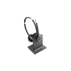Cisco 562 Wireless Dual - Náhlavní souprava - náhlavní - DECT 6.0 - bezdrátový - s Standard Base Station - repasováno