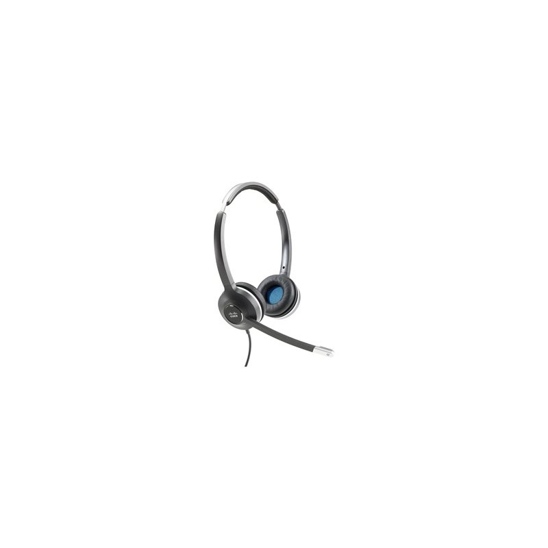 Cisco 532 Wired Dual - Náhlavní souprava - náhlavní - kabelové - pro IP Phone 6841, 6851, 7821, 7841, 7861, 8811, 8841, 8845