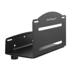 StarTech.com Wall Mount CPU Holder - Adjustable Width 4.8in to 8.3in - Metal - Computer Tower Mounting Bracket for Desktop PC