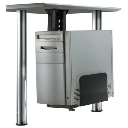 Neomounts CPU-D200 - Montážní sada (držák CPU) - fixní - černá - pod stůl