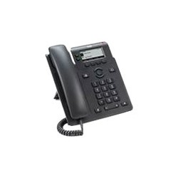 Cisco IP Phone 6821 - Telefon VoIP s identifikací volajícího/čekajícím hovorem - SIP, SRTP - 2 linky