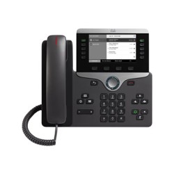 Cisco IP Phone 8811 - Telefon VoIP - SIP, RTCP, RTP, SRTP, SDP - 5 řádků