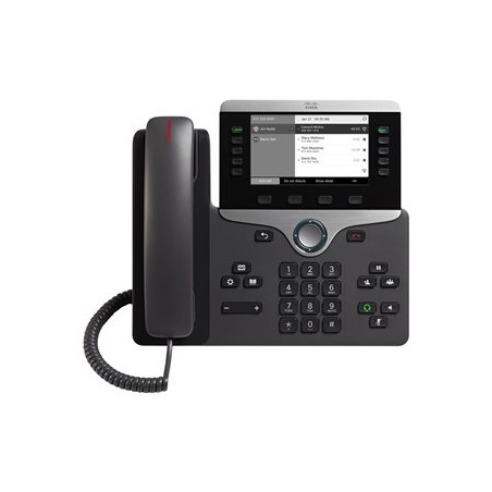 Cisco IP Phone 8811 - Telefon VoIP - SIP, RTCP, RTP, SRTP, SDP - 5 řádků