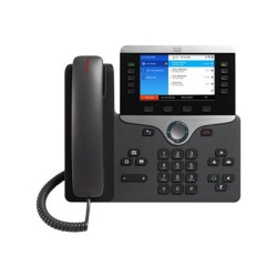 Cisco IP Phone 8861 - With Multiplatform Phone Firmware - telefon VoIP - IEEE 802.11a/b/g/n/ac (Wi-Fi) - SIP, RTCP, RTP, SRTP