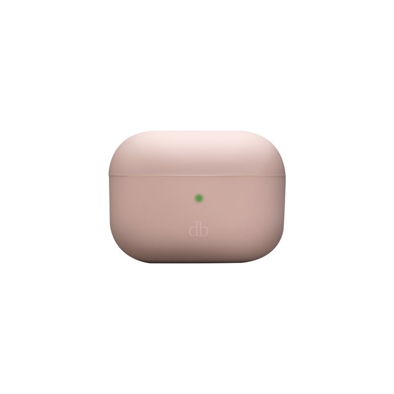 dbramante1928 Costa Rica - Pouzdro pro bezdrátová sluchátka - recyklovaný plast, silikon - růžová pink sand - pro Apple AirPods