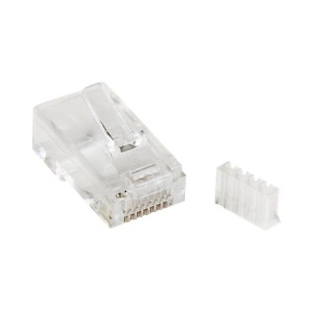 StarTech.com Cat 6 RJ45 Modular Plug for Solid Wire - 50 Pack (CRJ45C6SOL50) - Síťový konektor - RJ-45 (M) - CAT 6 - průsvitná