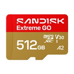 SanDisk micro SDXC karta 512GB Extreme GO (240 MB/s , UHS-I U3 V30)