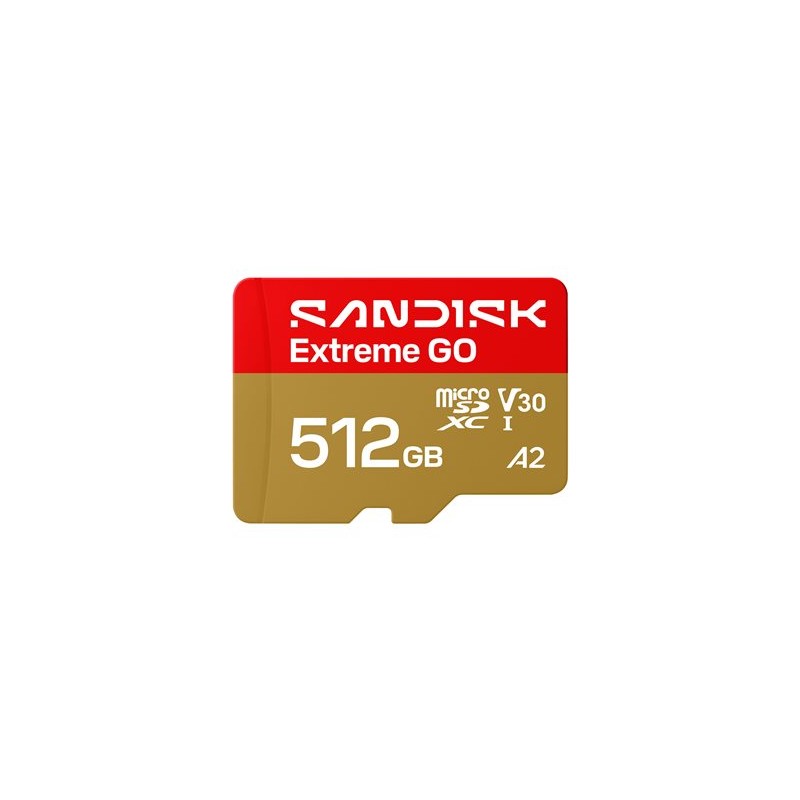 SanDisk micro SDXC karta 512GB Extreme GO (240 MB/s , UHS-I U3 V30)