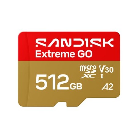 SanDisk micro SDXC karta 512GB Extreme GO (240 MB/s , UHS-I U3 V30)
