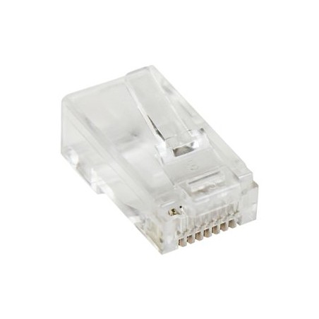 StarTech.com Cat5e RJ45 Stranded Modular Plug Connector - 50 Pkg - Bulk Cat 5e Plugs - 50x RJ45 Ends (CRJ4550PK) - Síťový