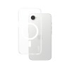 CARE by PanzerGlass - Zadní kryt pro mobilní telefon - vlajková loď - kompatibilita s MagSafe - plast - bílá, průhledná - pro