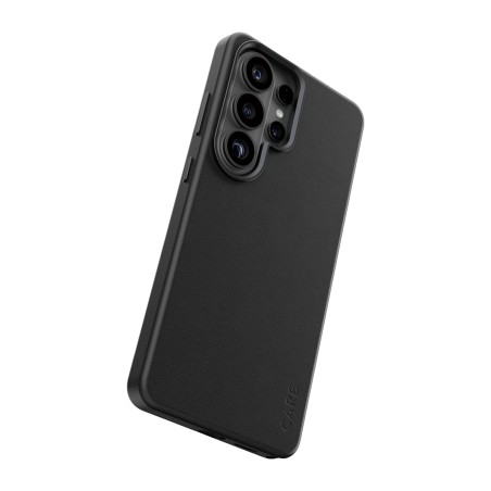 CARE by PanzerGlass Solo - Zadní kryt pro mobilní telefon - Qi - polykarbonát (PC), polyuretan (PU), magnet - cerná - pro