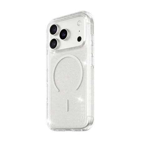CARE by PanzerGlass Star Lit - Zadní kryt pro mobilní telefon - kompatibilita s MagSafe - bílá, prusvitná - pro Apple iPhone 17